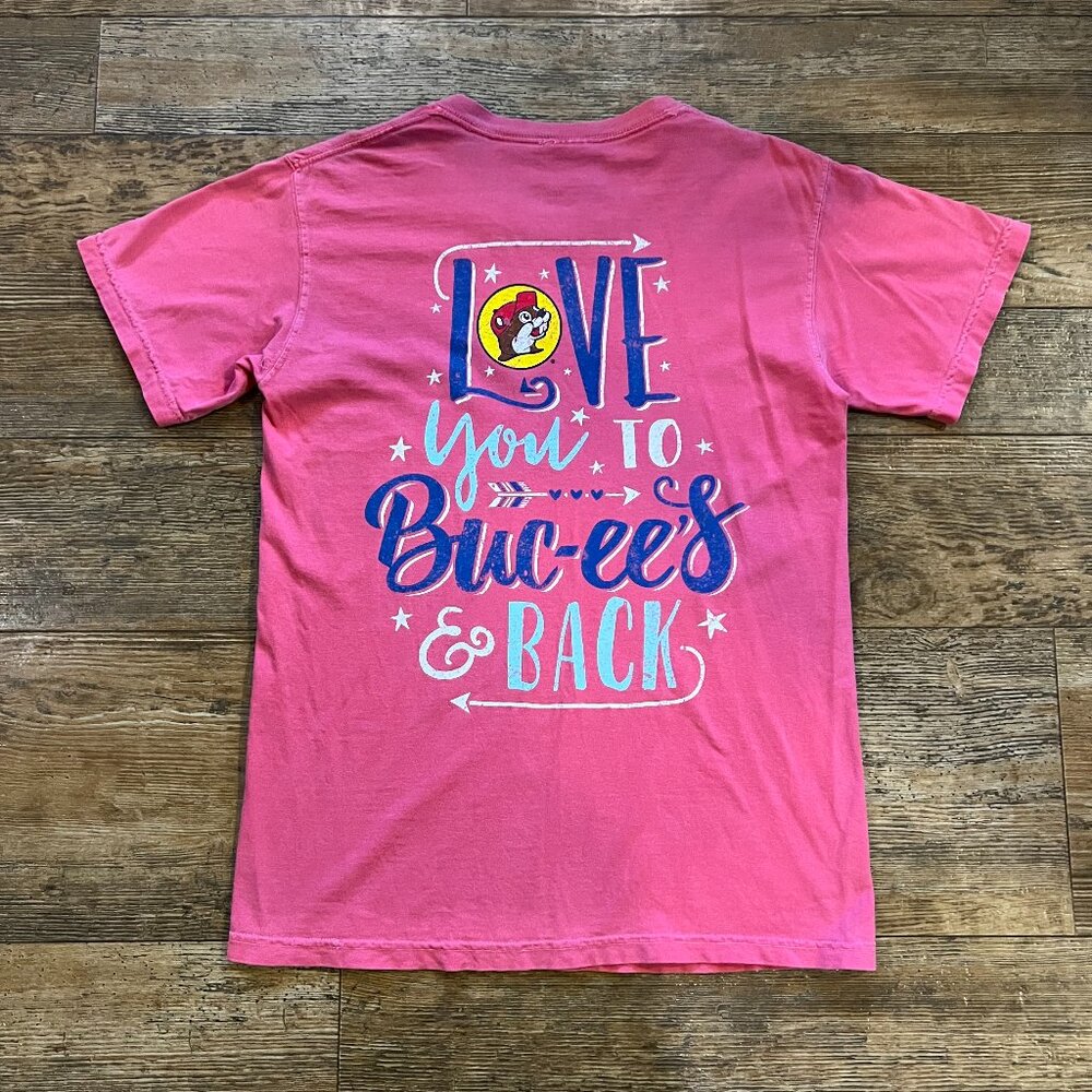 Comfort Colors Love You to Buc-ee's & Back Buc-ee's Beaver Logo Small
